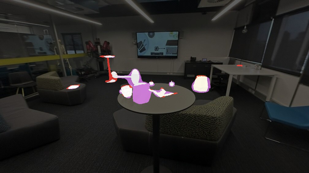 Lounge: O-SCD change mask, IoU 0.478, F1 0.647